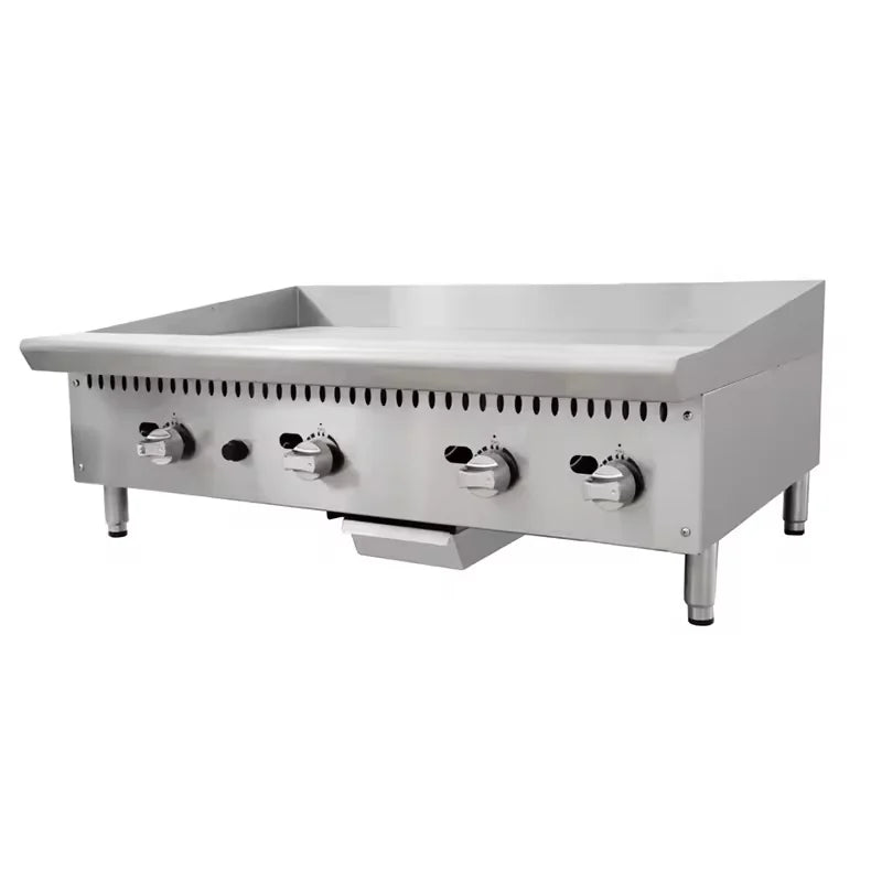CG-M commercial gas griddle, stainless steel flat-top