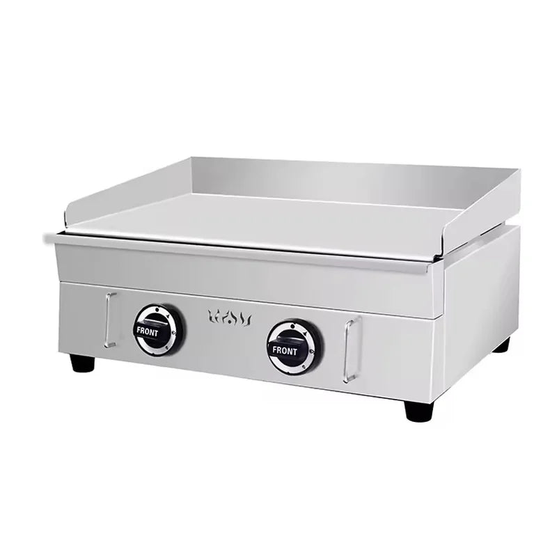 GPL-550A commercial gas griddle, 545×350mm full flat plate