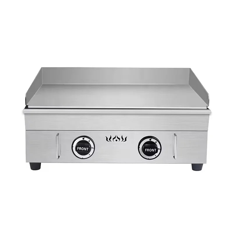 GPL-550A commercial gas griddle, 545×350mm full flat plate