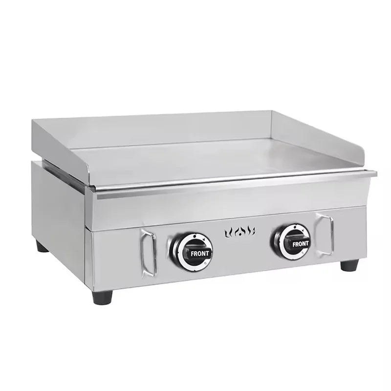 GPL-550A commercial gas griddle, 545×350mm full flat plate