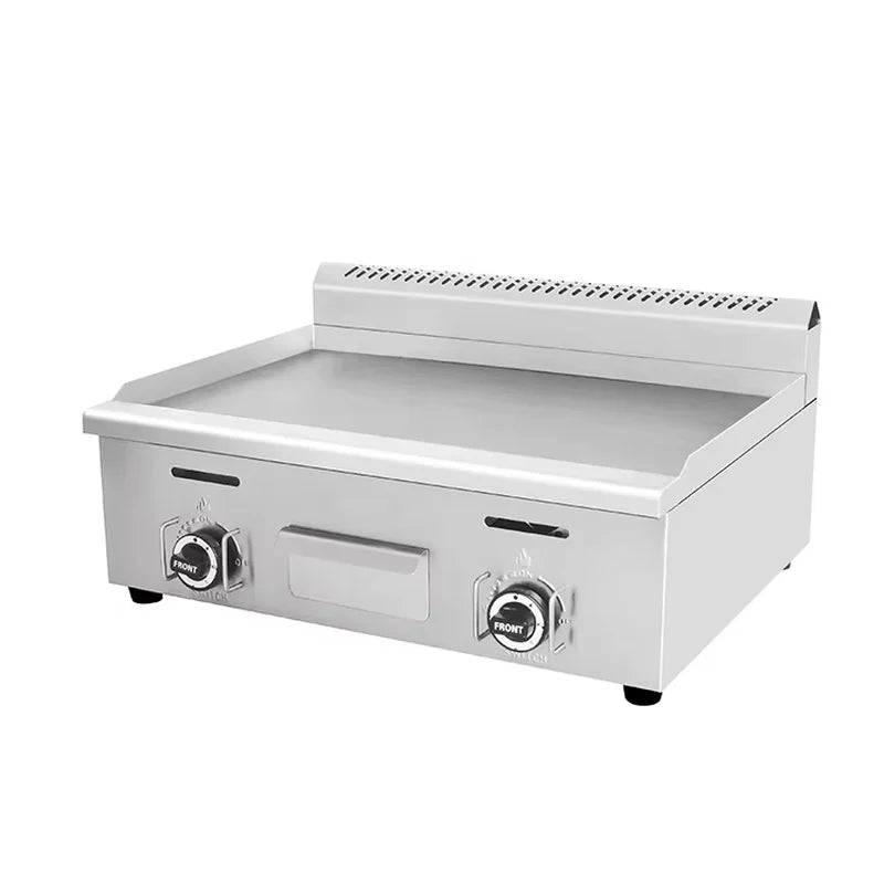 GPL-818 commercial gas griddle, stainless steel LPG flat-top