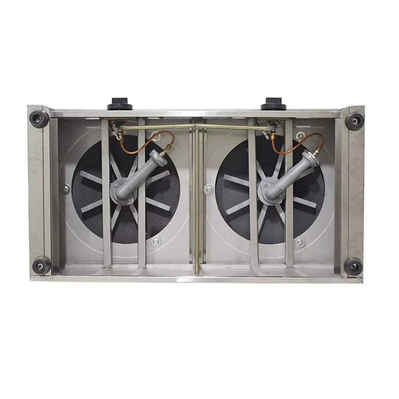 WXL-35-2 double 400mm gas crepe maker, cast-iron plates