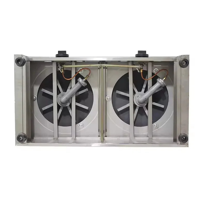 WXL-35-2 double 400mm gas crepe maker, cast-iron plates