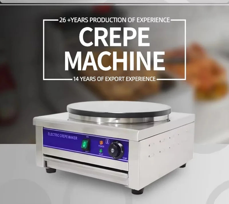 WXL-35 400mm gas crepe maker, non-stick iron plate