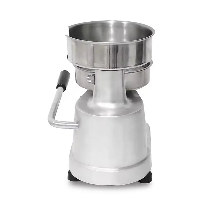 A-100 manual 100mm burger patty press, stainless steel and aluminum base