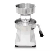 A-100 manual 100mm burger patty press, stainless steel and aluminum base