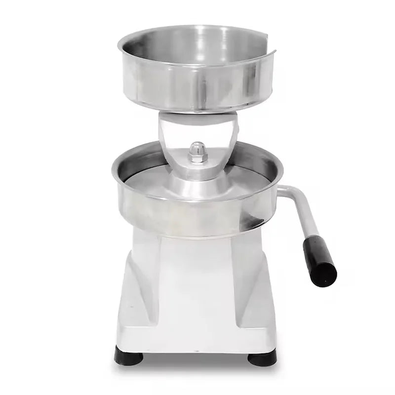 A-100 manual 100mm burger patty press, stainless steel and aluminum base