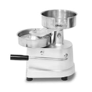 A-100 manual 100mm burger patty press, stainless steel and aluminum base