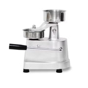 HB-100 manual 100mm burger patty press, 304 stainless steel bowl and aluminium base