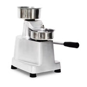 HB-100 manual 100mm burger patty press, 304 stainless steel bowl and aluminium base