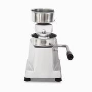 HB-100 manual 100mm burger patty press, 304 stainless steel bowl and aluminium base
