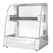 CZ-15 fourteen-roller hot dog roller grill, stainless steel