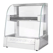 CZ-15 fourteen-roller hot dog roller grill, stainless steel