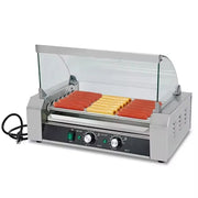 CZ-7 seven-roller hot dog roller grill, stainless steel