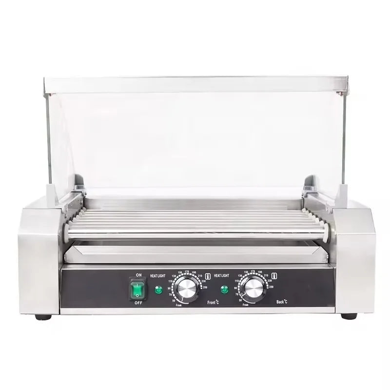 CZ-7 seven-roller hot dog roller grill, stainless steel