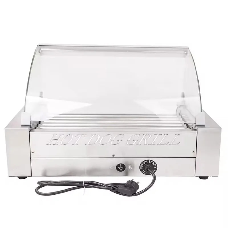 CZ-7 seven-roller hot dog roller grill, stainless steel