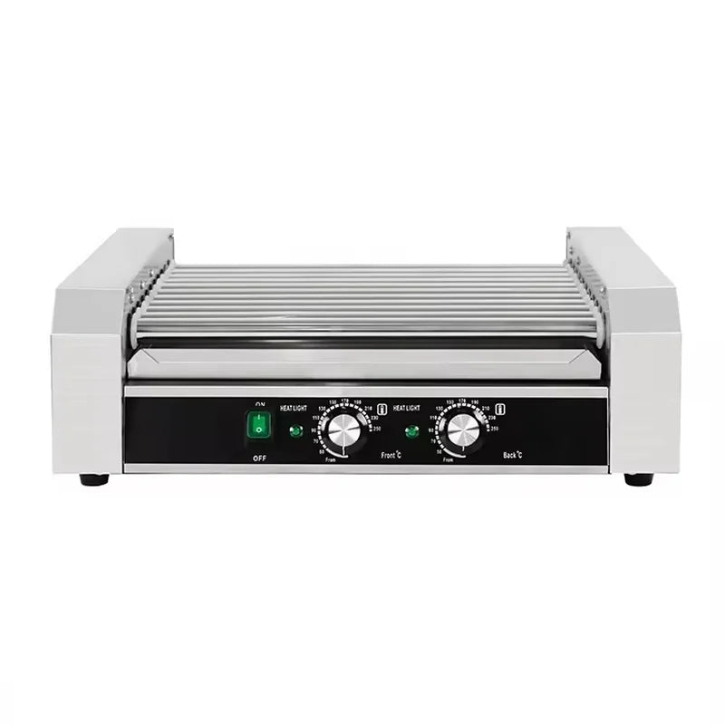 KG-11 eleven-roller hot dog roller grill, stainless steel