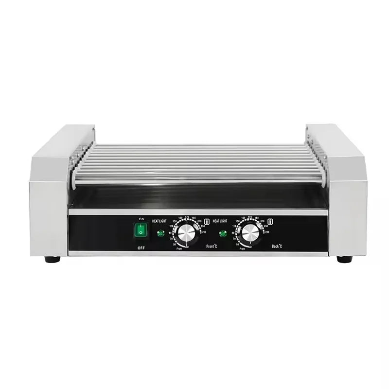 KG-11 eleven-roller hot dog roller grill, stainless steel