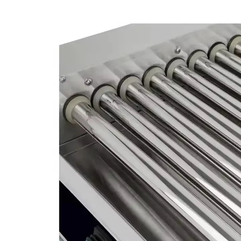 KG-9 nine-roller hot dog roller grill, stainless steel