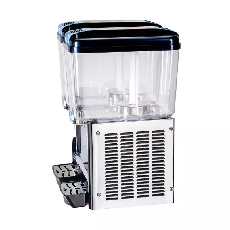 LSJ-12L\*2 twin-bowl commercial cold juice dispenser, 2 × 12L