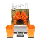 2000E-2 commercial automatic orange juicer, stainless steel floor-standing citrus press