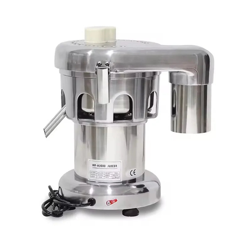 A3000 commercial centrifugal fruit juice extractor, stainless steel filter and bowl
