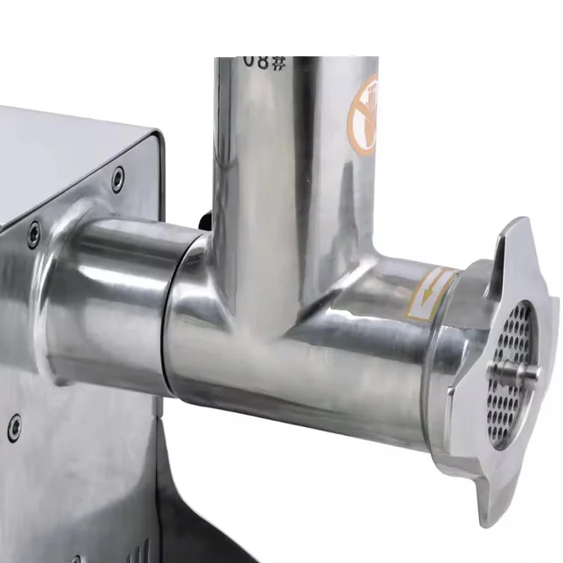 HFM-12 commercial electric meat mincer, aluminium-magnesium alloy body