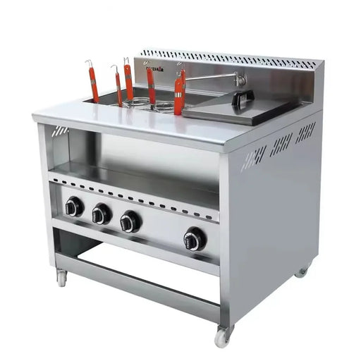 ZML-6+1 6-basket commercial pasta cooker with bain marie