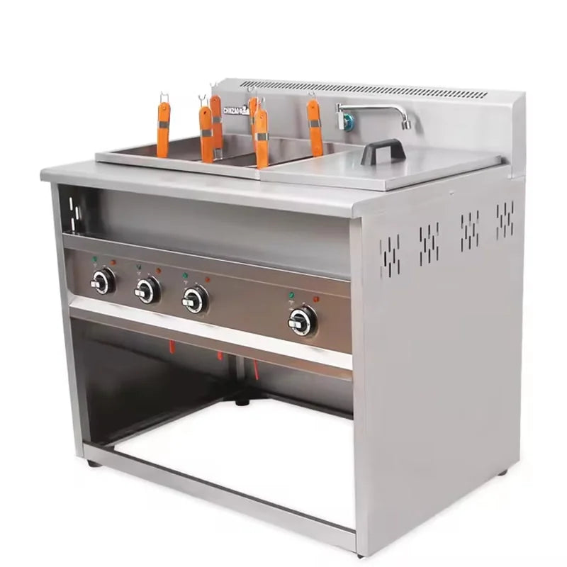 ZML-6+1 6-basket commercial pasta cooker with bain marie