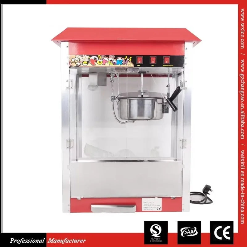 CHZ-6A commercial oil-popped stainless-steel popcorn machine