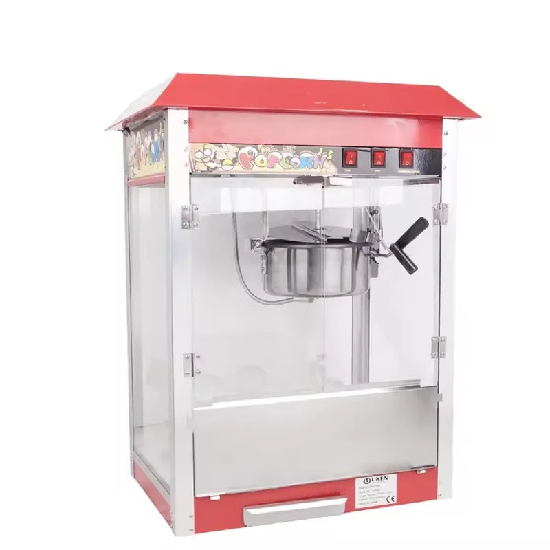 CHZ-6A commercial oil-popped stainless-steel popcorn machine