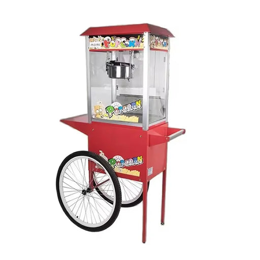 CHZ-8A commercial stainless-steel popcorn machine with butter melting container