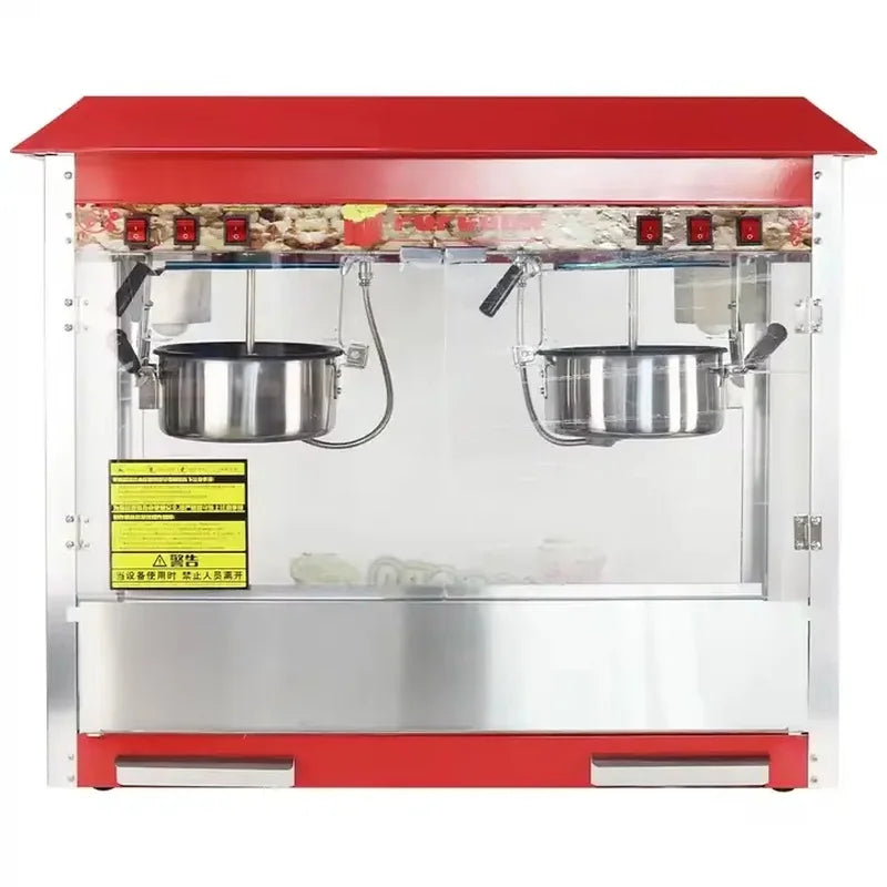CHZ-P022 commercial twin-kettle 8oz popcorn machine