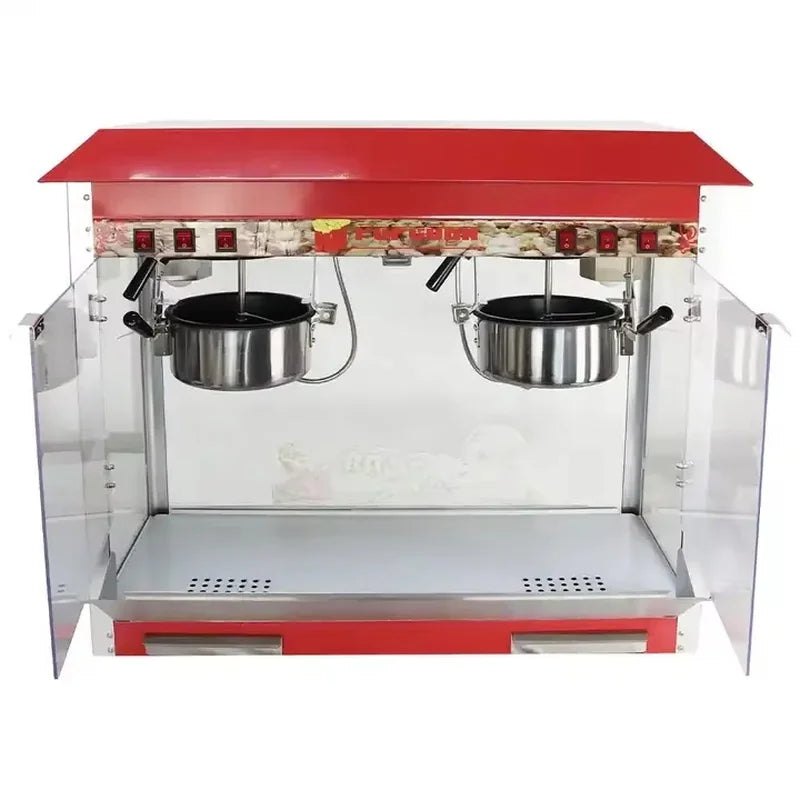 CHZ-P022 commercial twin-kettle 8oz popcorn machine