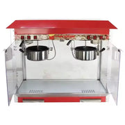 CHZ-P022 commercial twin-kettle 8oz popcorn machine