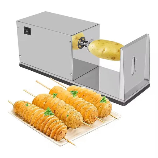 JG-11 electric potato spiral slicer, stainless steel
