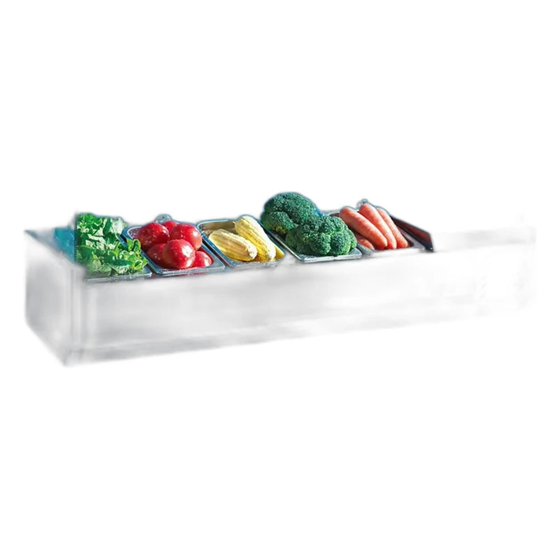 Salad Showcase — Commercial Grade