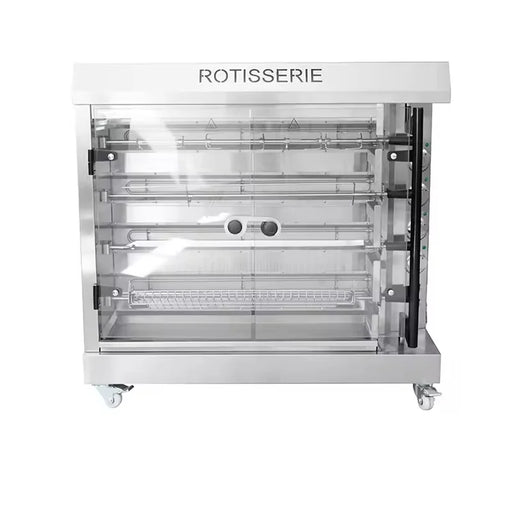 KJL-4E electric commercial chicken rotisserie in stainless steel