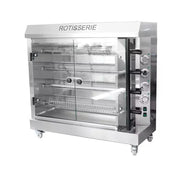 KJL-4E electric commercial chicken rotisserie in stainless steel