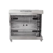 KJL-4G gas commercial chicken rotisserie in stainless steel