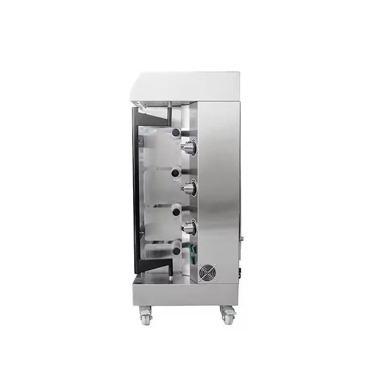 KJL-4G gas commercial chicken rotisserie in stainless steel