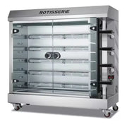 KJL-E electric commercial chicken rotisserie in stainless steel
