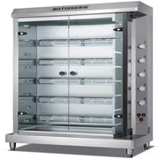 KJL-G gas commercial chicken rotisserie in stainless steel