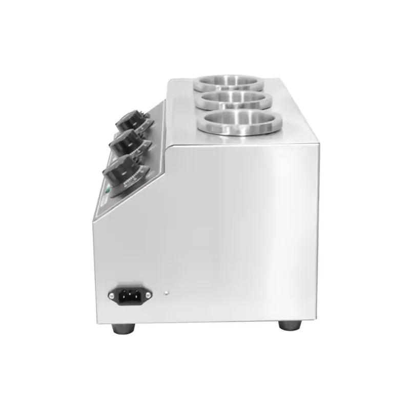 QK-3 commercial 4-tank electric sauce warmer dispenser stainless steel
