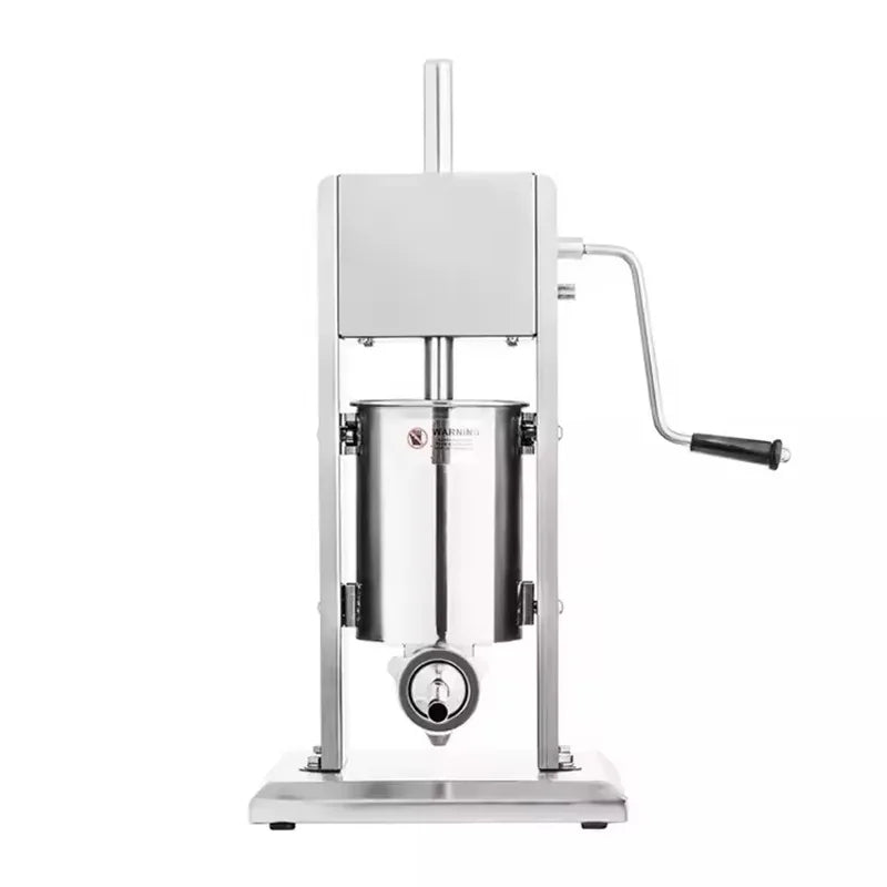 SF-5L 5L stainless steel commercial sausage stuffer with nozzles