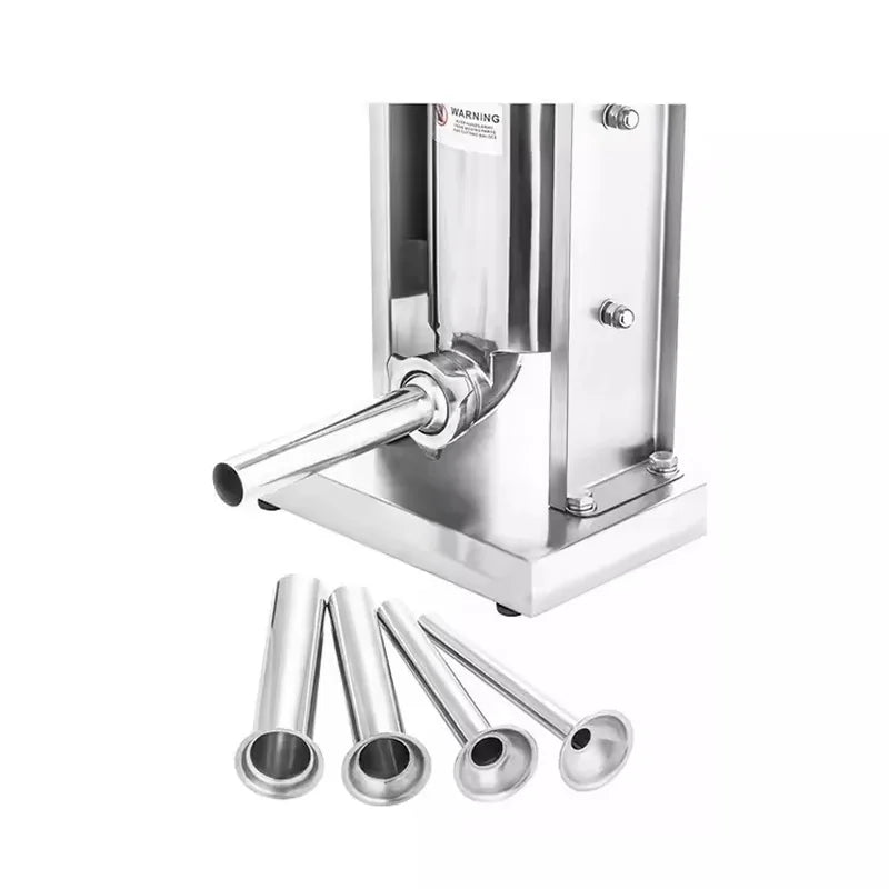 SF-5L 5L stainless steel commercial sausage stuffer with nozzles