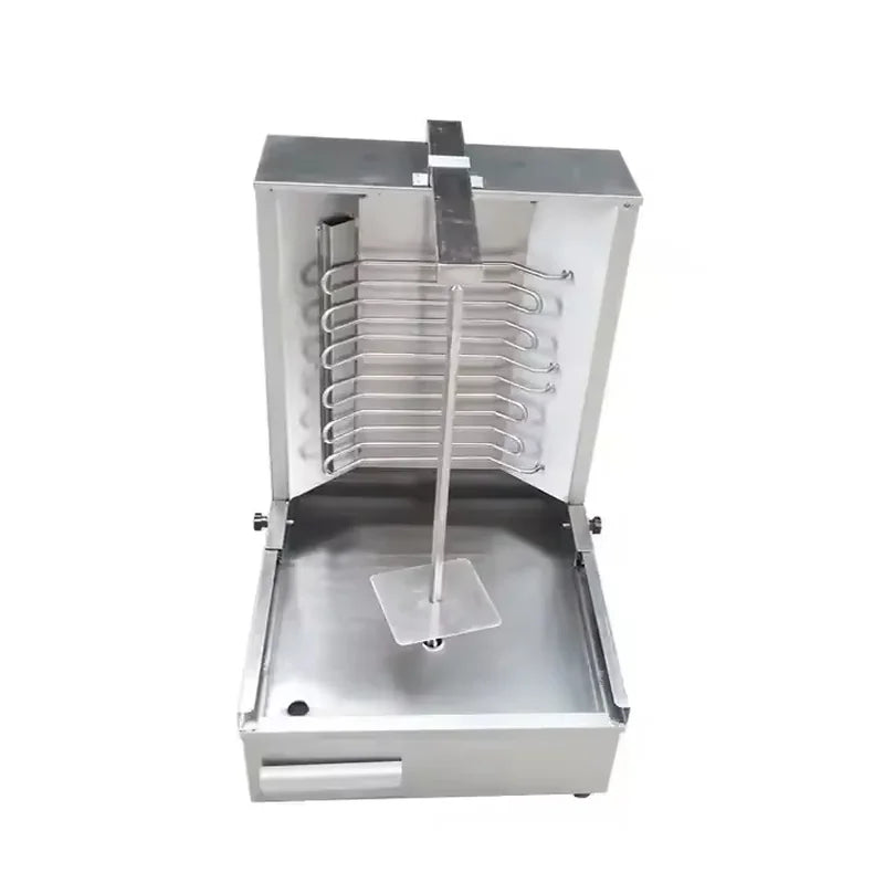 CHZ-860 electric vertical shawarma kebab grill, stainless steel