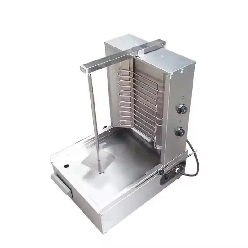 CHZ-860 electric vertical shawarma kebab grill, stainless steel