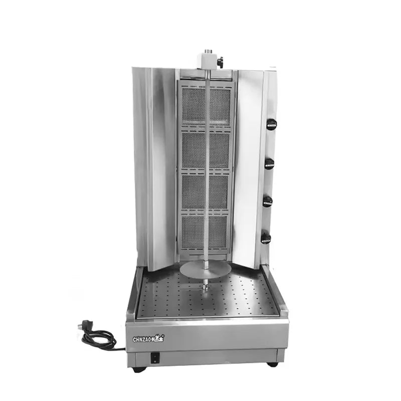 CHZ-912 gas vertical shawarma kebab grill, 4 burners