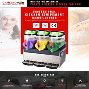 XRJ-10L\*1 single-tank commercial slush and cold drink machine